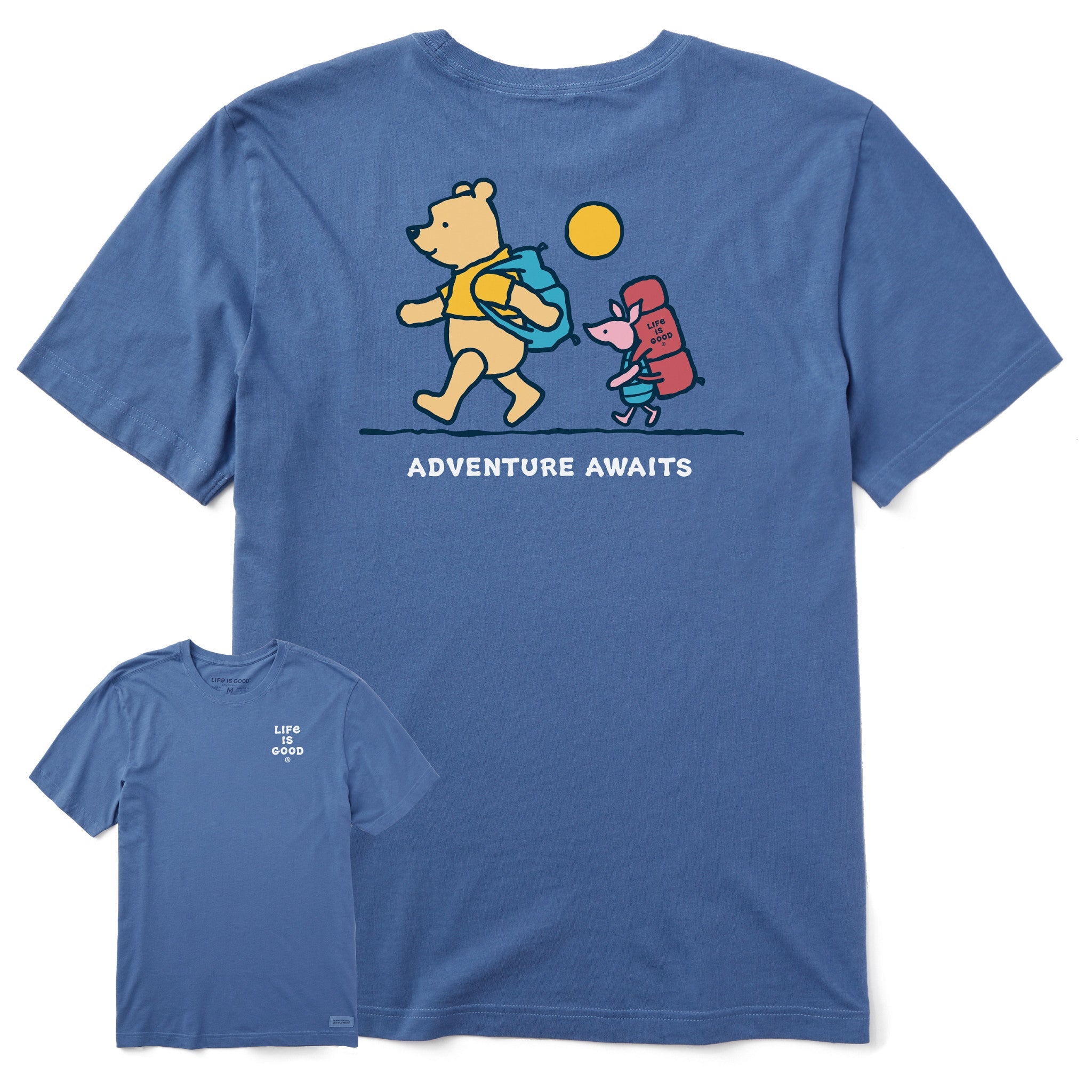 Men's Winnie & P Adventure Awaits Short Sleeve Tee