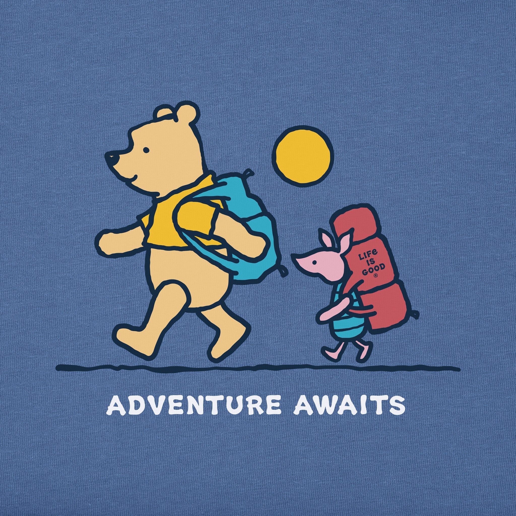 Men's Winnie & P Adventure Awaits Short Sleeve Tee