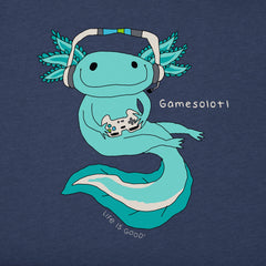 Kids Gamesolotl Short Sleeve Crusher Tee