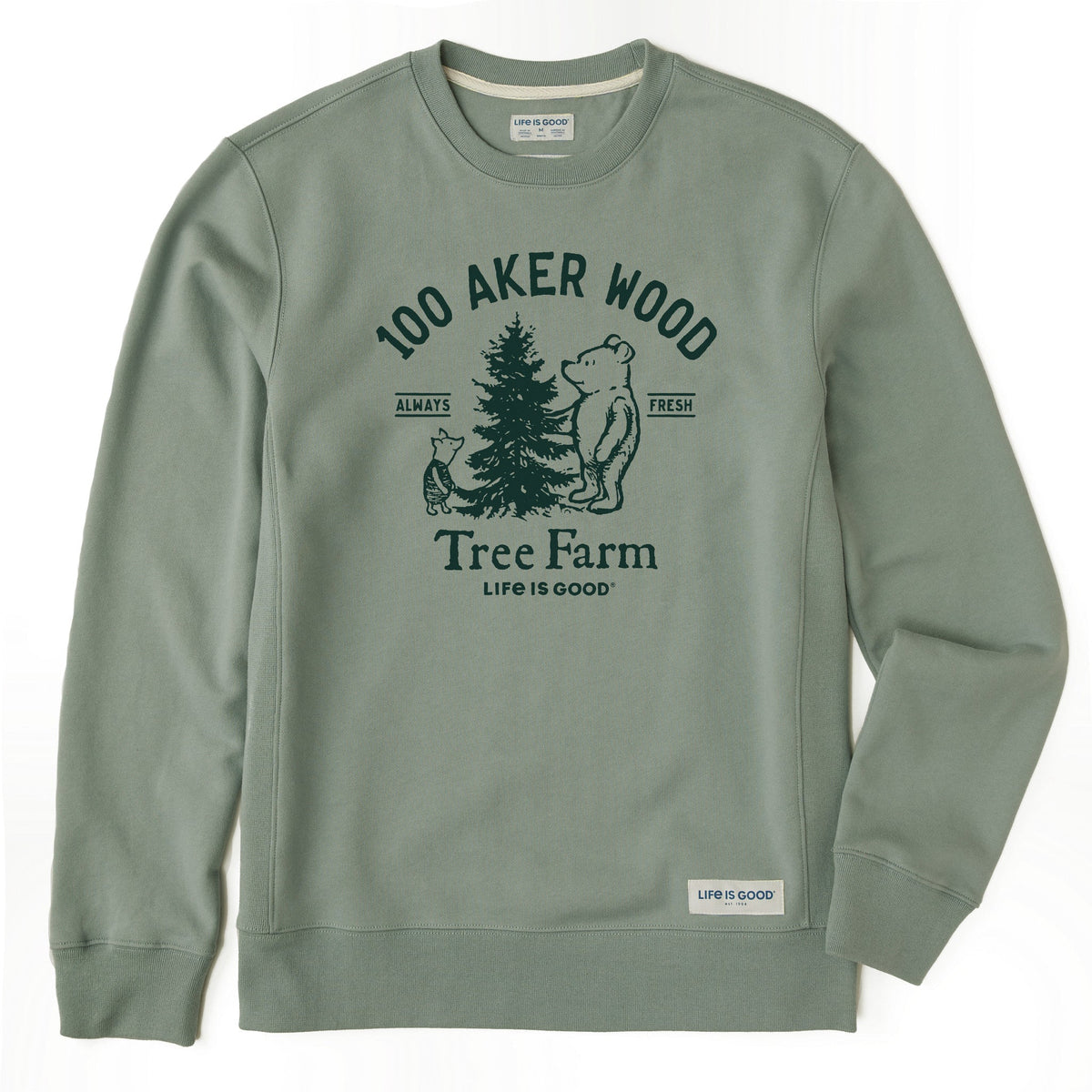 Men's Winnie 100 Aker Tree Farm Simply True Crew