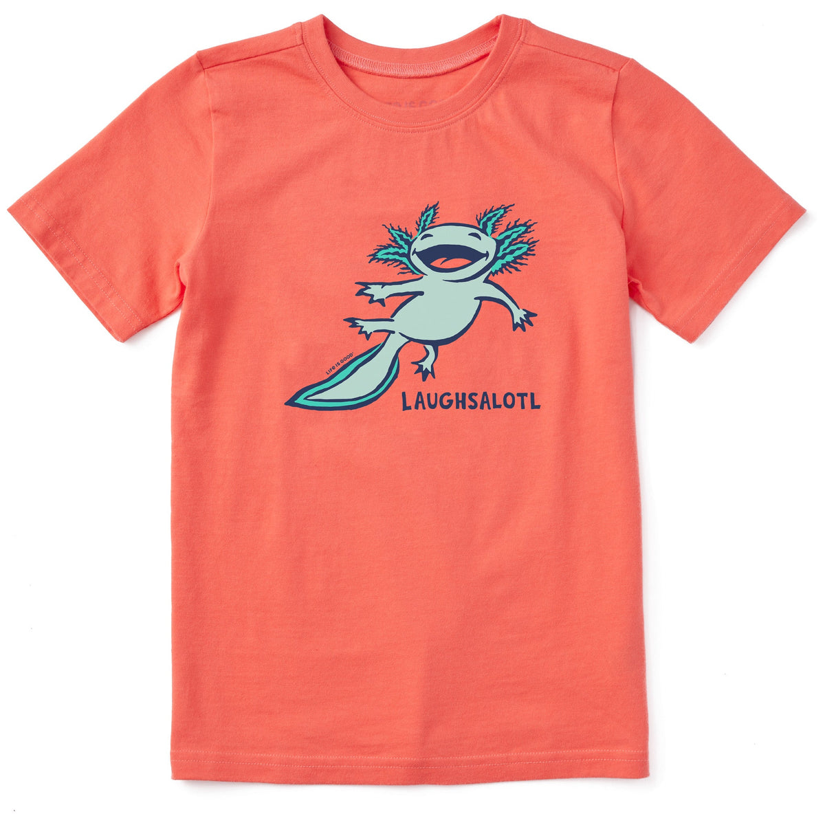 Kids Laughsalotl Short Sleeve Crusher Tee