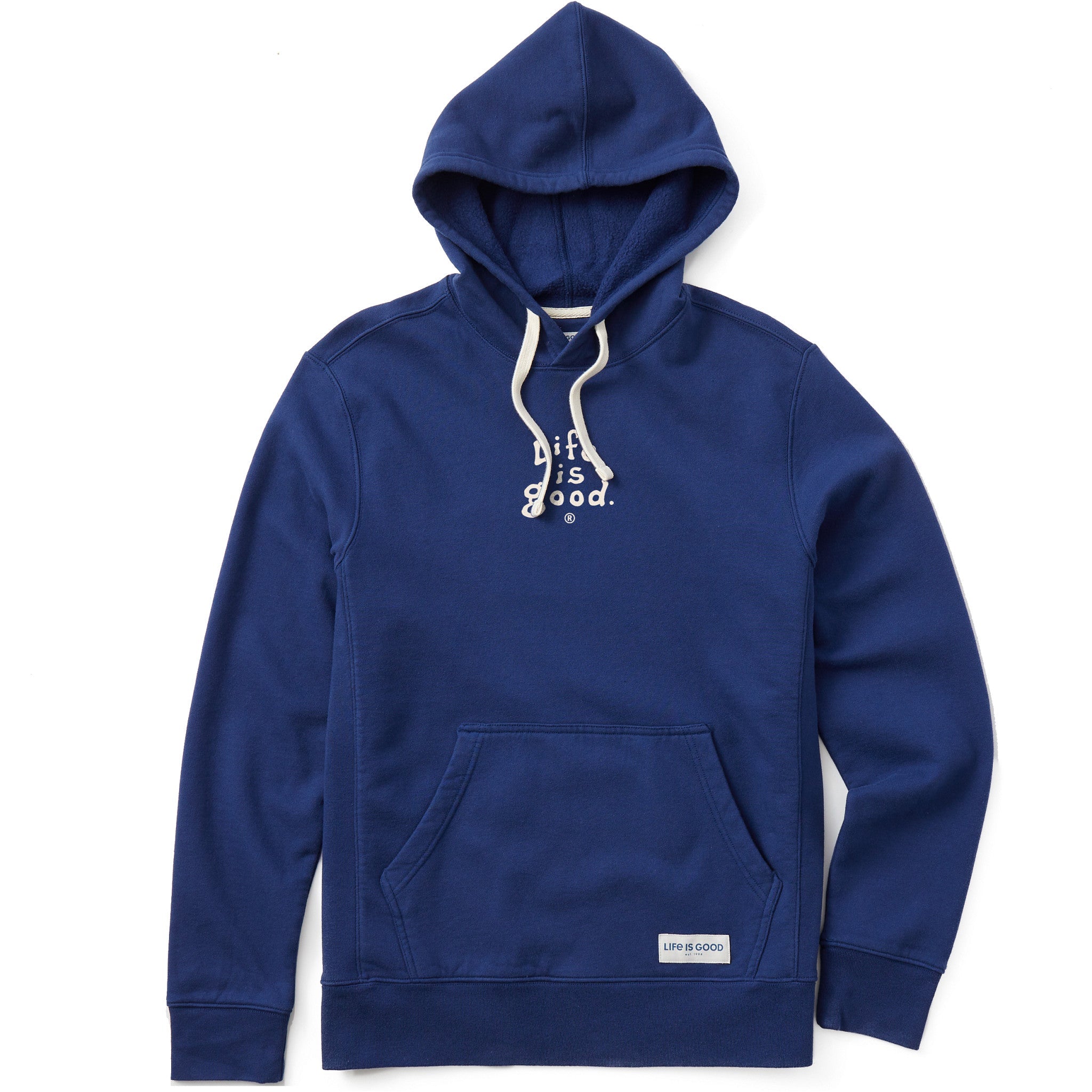Men's LIG Vintage Wordmark Stacked Simply True Fleece Hoodie