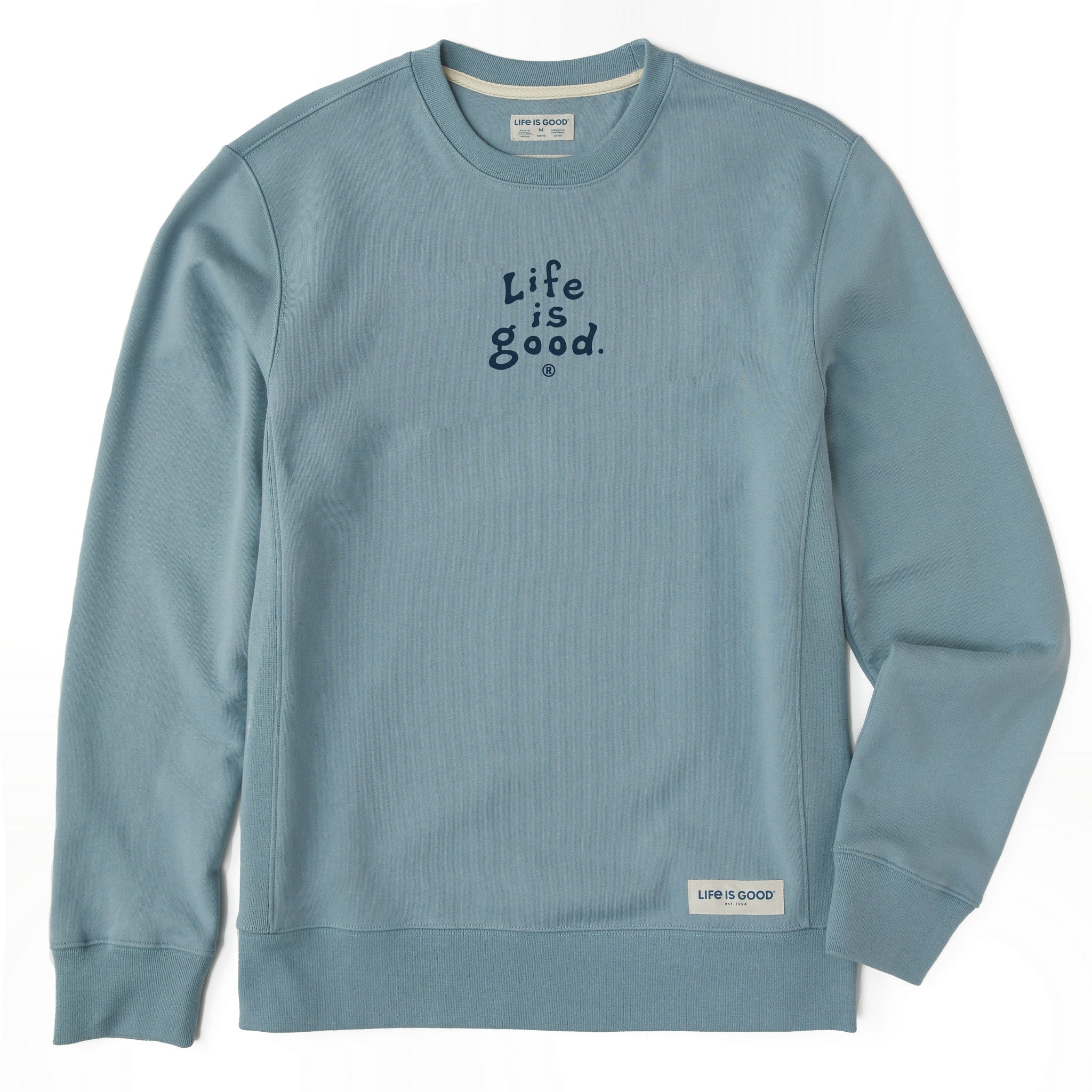 Men's LIG Vintage Wordmark Stacked Simply True Fleece Crew