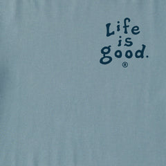 Men's LIG Vintage Wordmark Stacked Simply True Fleece Crew