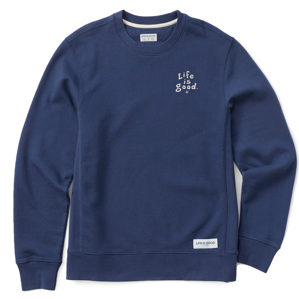 Men's LIG Vintage Wordmark Stacked Simply True Fleece Crew