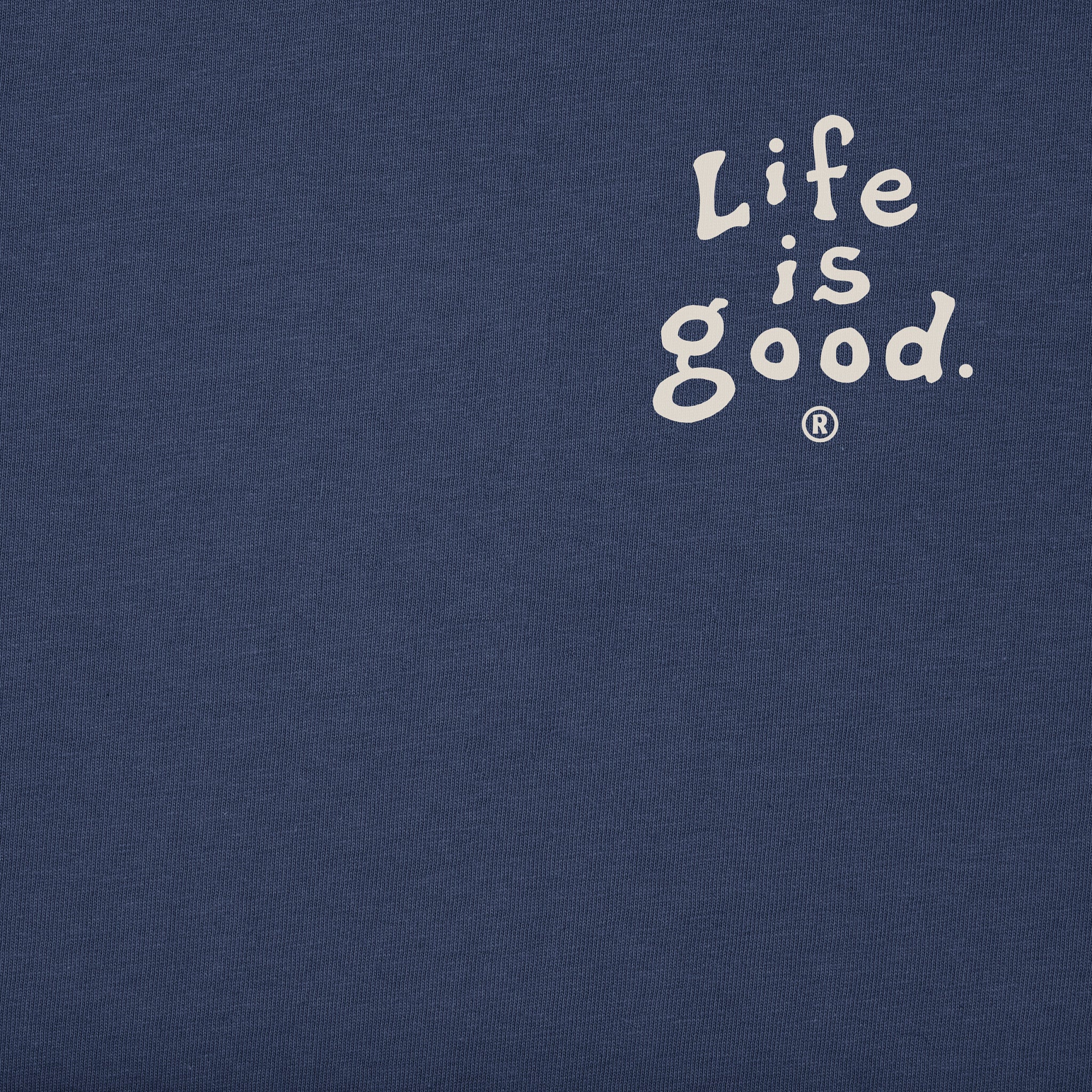 Men's LIG Vintage Wordmark Stacked Simply True Fleece Crew