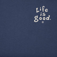 Men's LIG Vintage Wordmark Stacked Simply True Fleece Crew
