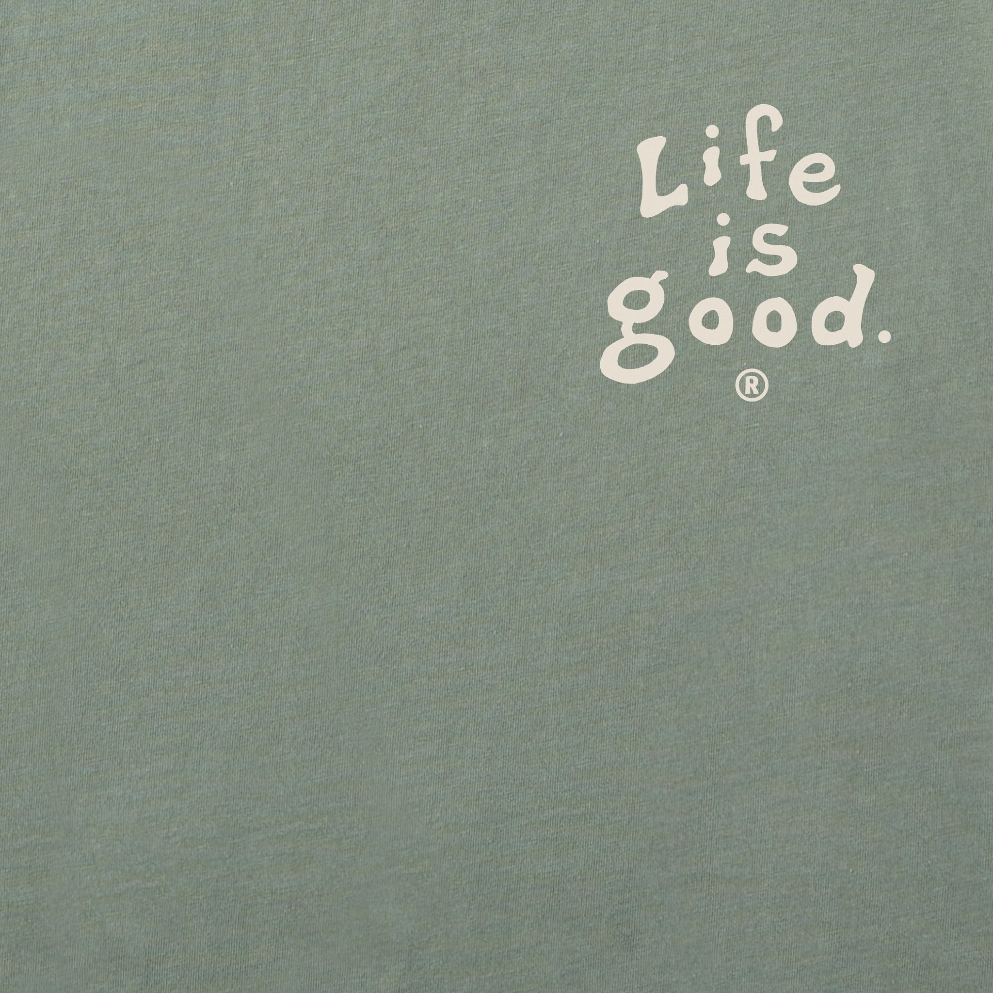 Men's LIG Vintage Wordmark Stacked Simply True Fleece Crew
