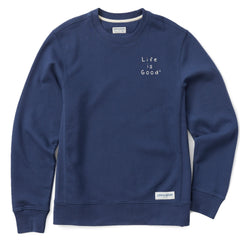 Men's Quirky Stacked LIG Simply True Fleece Crew