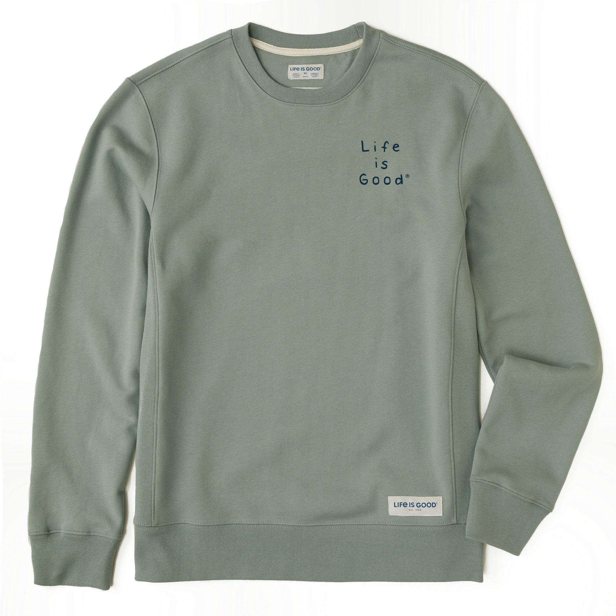 Men's Quirky Stacked LIG Simply True Fleece Crew