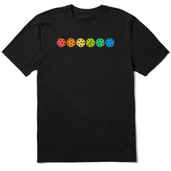 Men's Rally Pickleball Spectrum Short Sleeve Tee