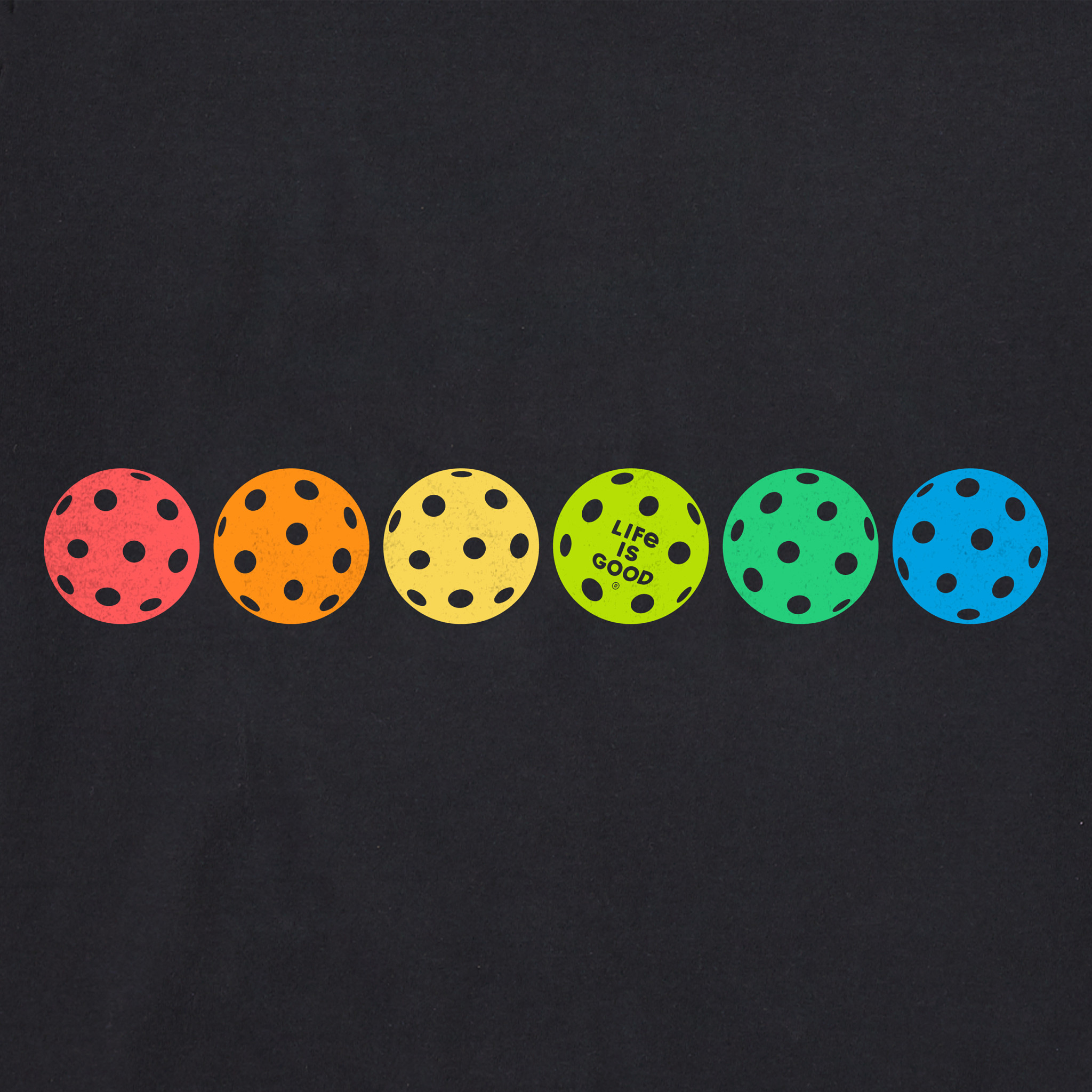 Men's Rally Pickleball Spectrum Short Sleeve Tee