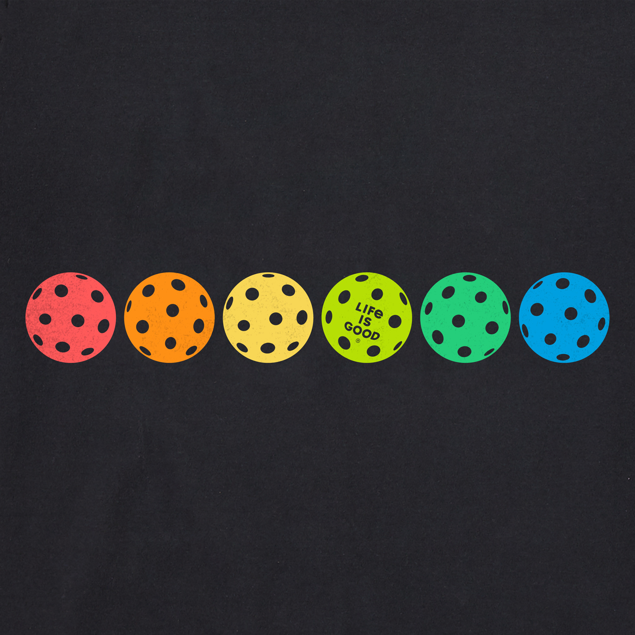 Men's Rally Pickleball Spectrum Short Sleeve Tee
