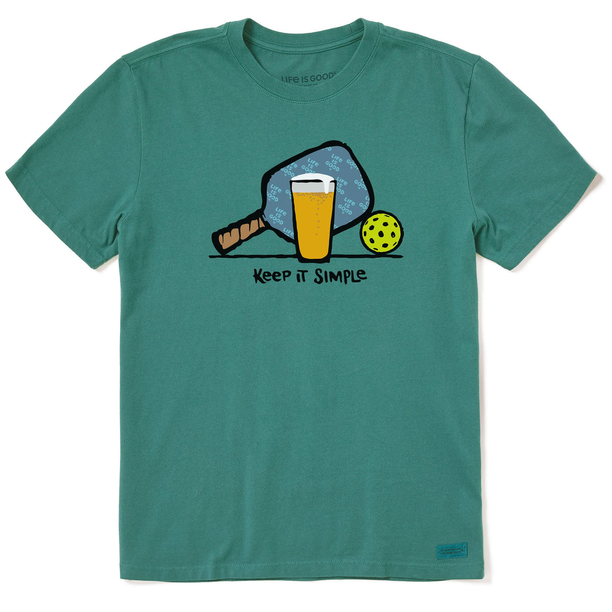 Men's Pickleball & Beer Short Sleeve Tee