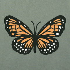 Women's Clean Butterfly Short Sleeve Crusher Boxy Tee