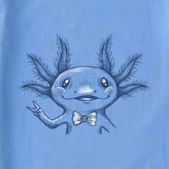 Kids Peaceful Axoltl Short Sleeve Crusher Tee
