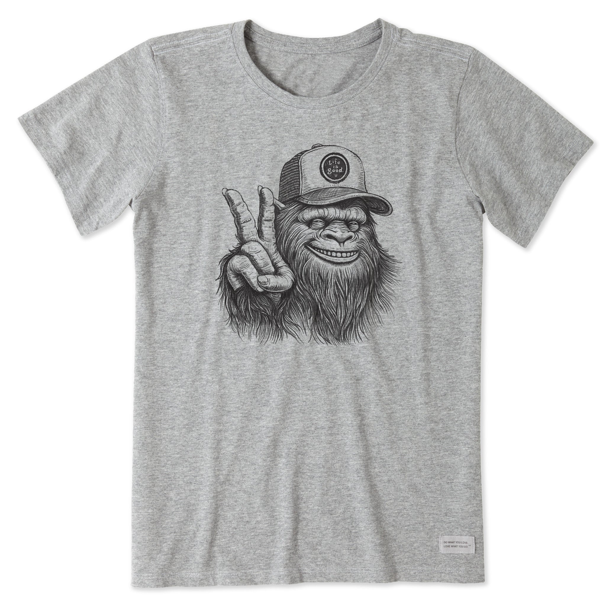 Men's Peaceful Sasquatch Short Sleeve Tee
