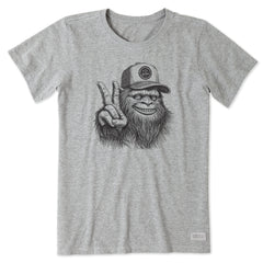 Men's Peaceful Sasquatch Short Sleeve Tee