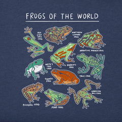 Women's Frogs of the World Short Sleeve Crusher Boxy Tee