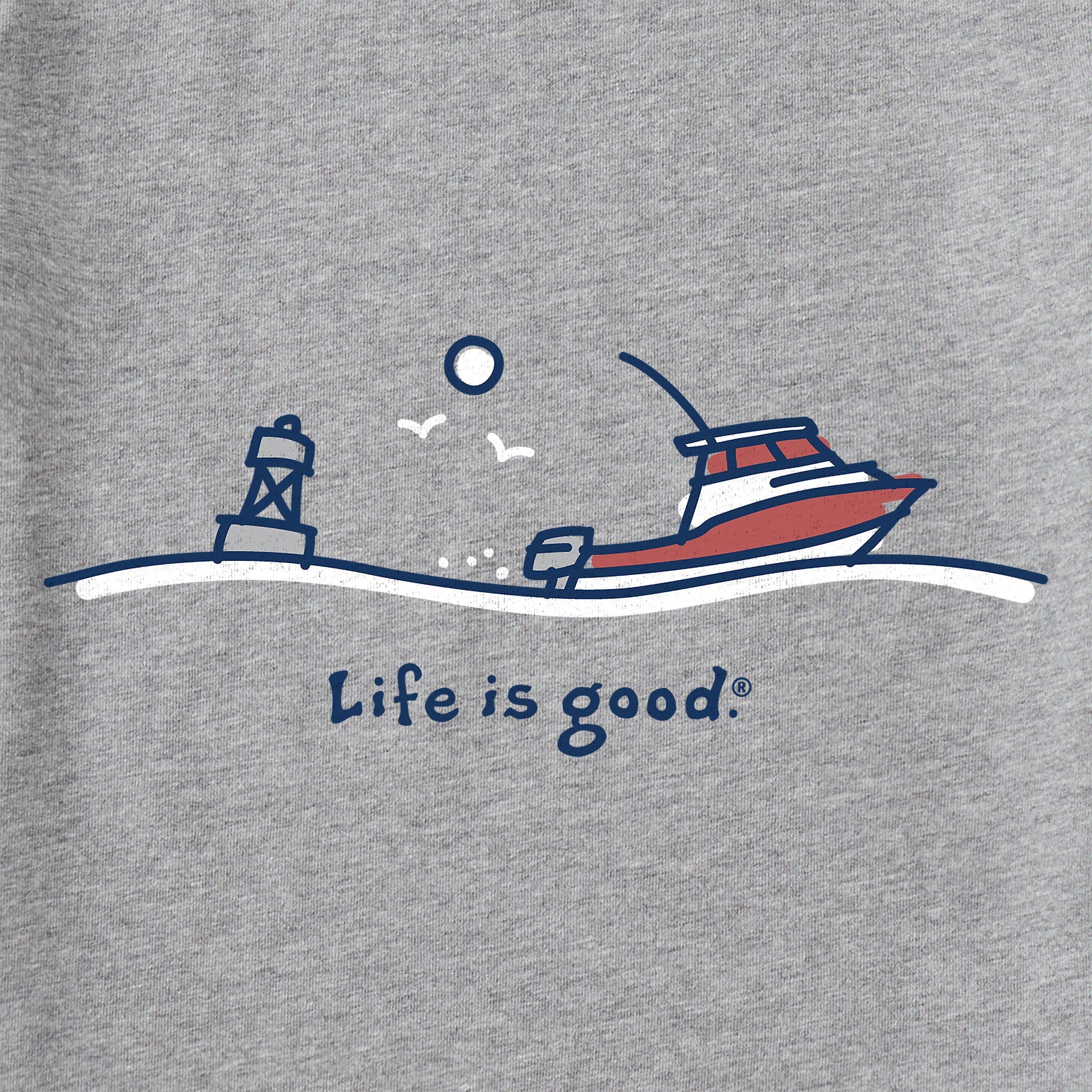 Men's Ocean Boat Short Sleeve Tee
