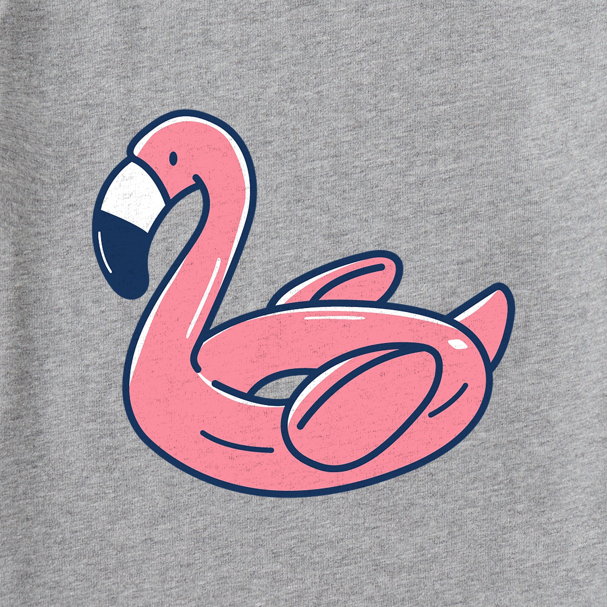 Women's Flamingo Floatie Short Sleeve Crusher Vee