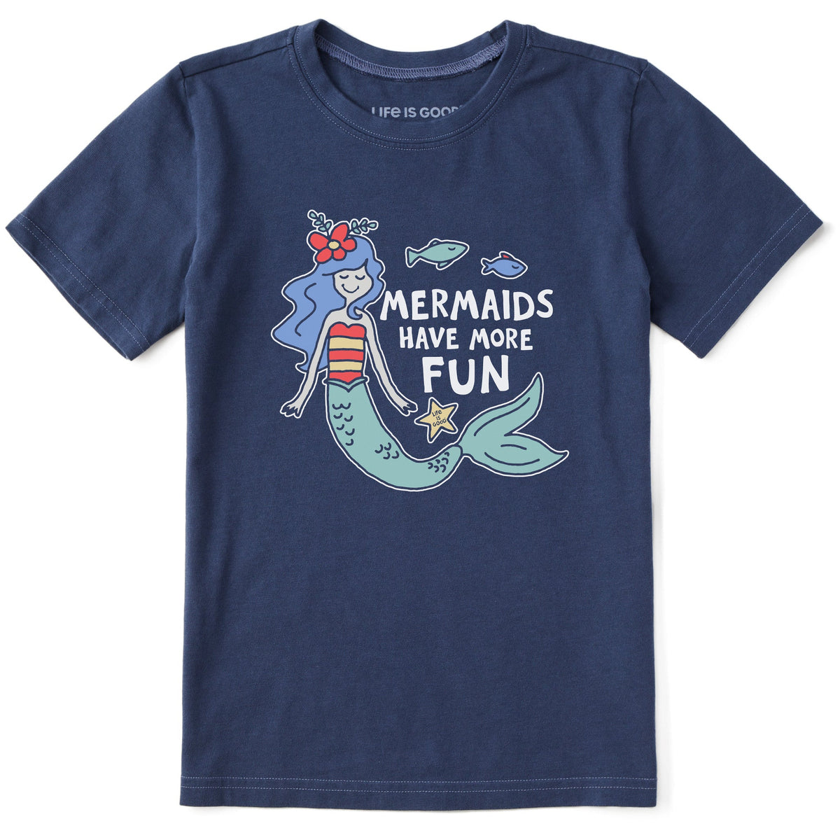 Kids Mermaids Have More Fun Short Sleeve Crusher Tee