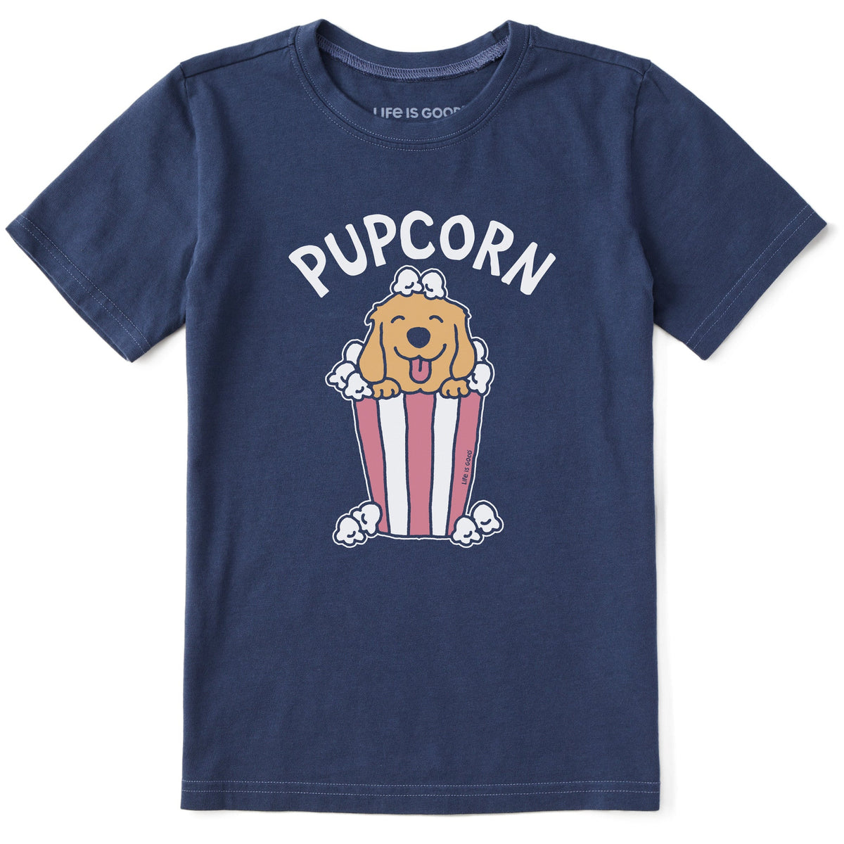 Kids Crushin It Pupcorn Short Sleeve Crusher Tee