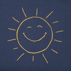 Men's Quirky Smiling Sun Simply True Fleece Crew