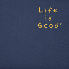 Men's Quirky Smiling Sun Simply True Fleece Crew
