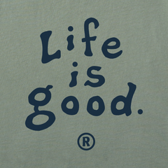 Men's LIG Vintage Wordmark Stacked Simply True Fleece Crew