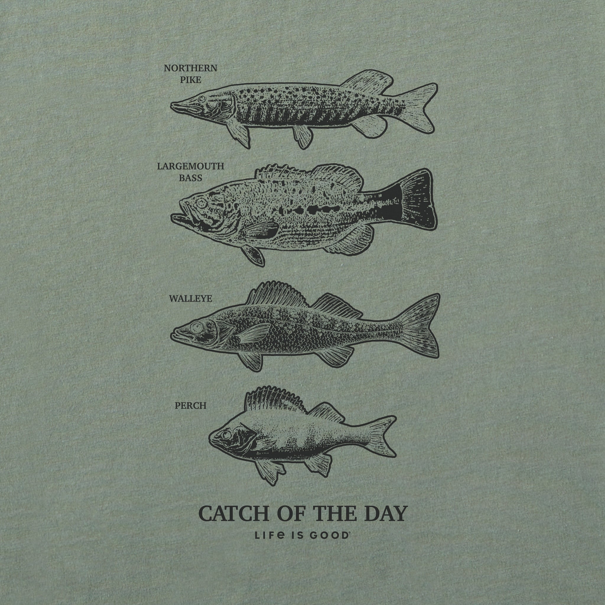 Men's Freshwater Catch of the Day Short Sleeve Crusher Tee