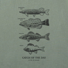 Men's Freshwater Catch of the Day Short Sleeve Crusher Tee