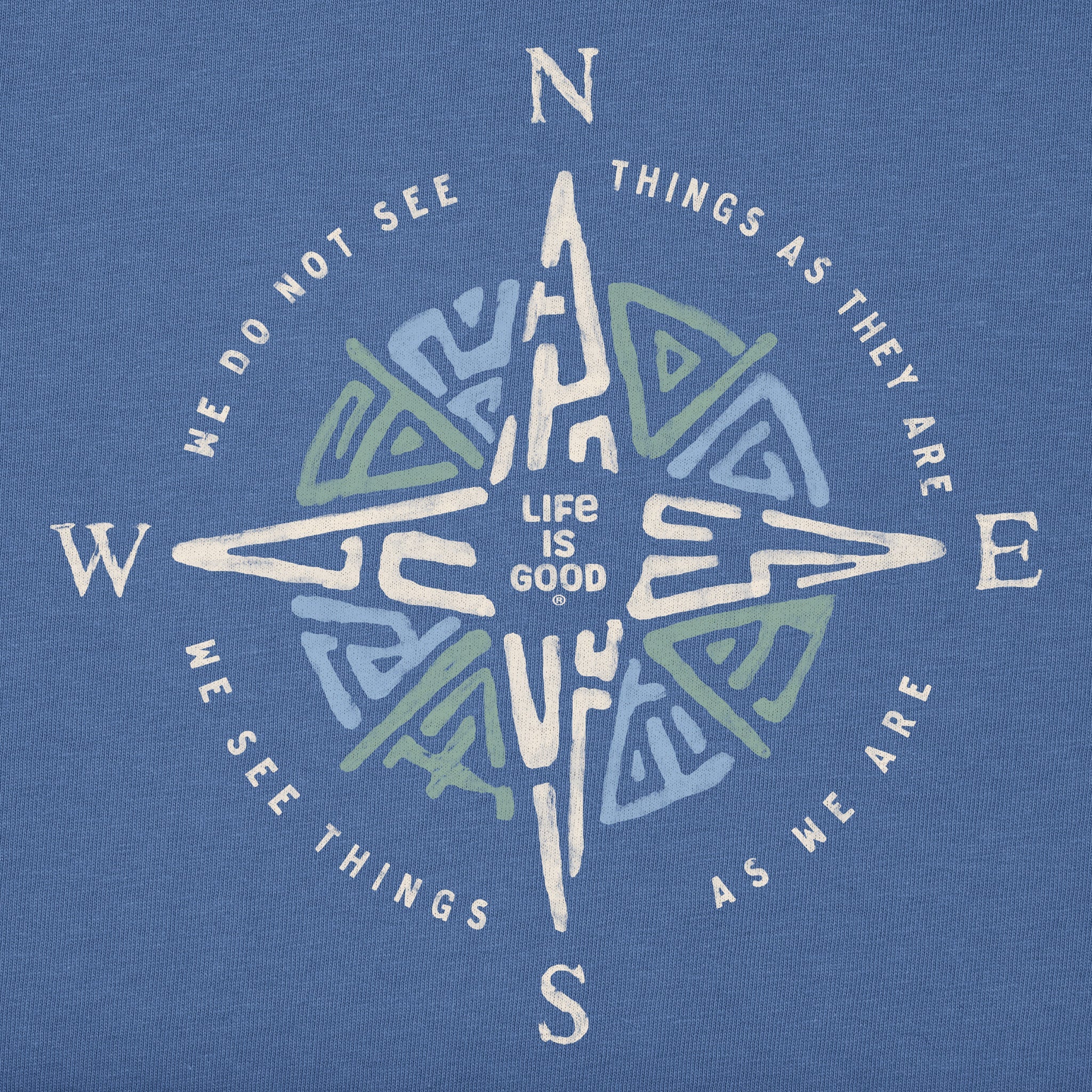 Men's Tribal Compass Short Sleeve Crusher Tee