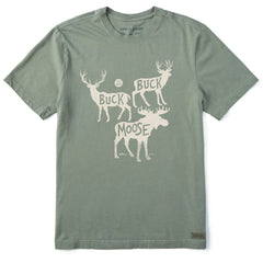 Men's Typeout Buck Buck Short Sleeve Crusher Tee