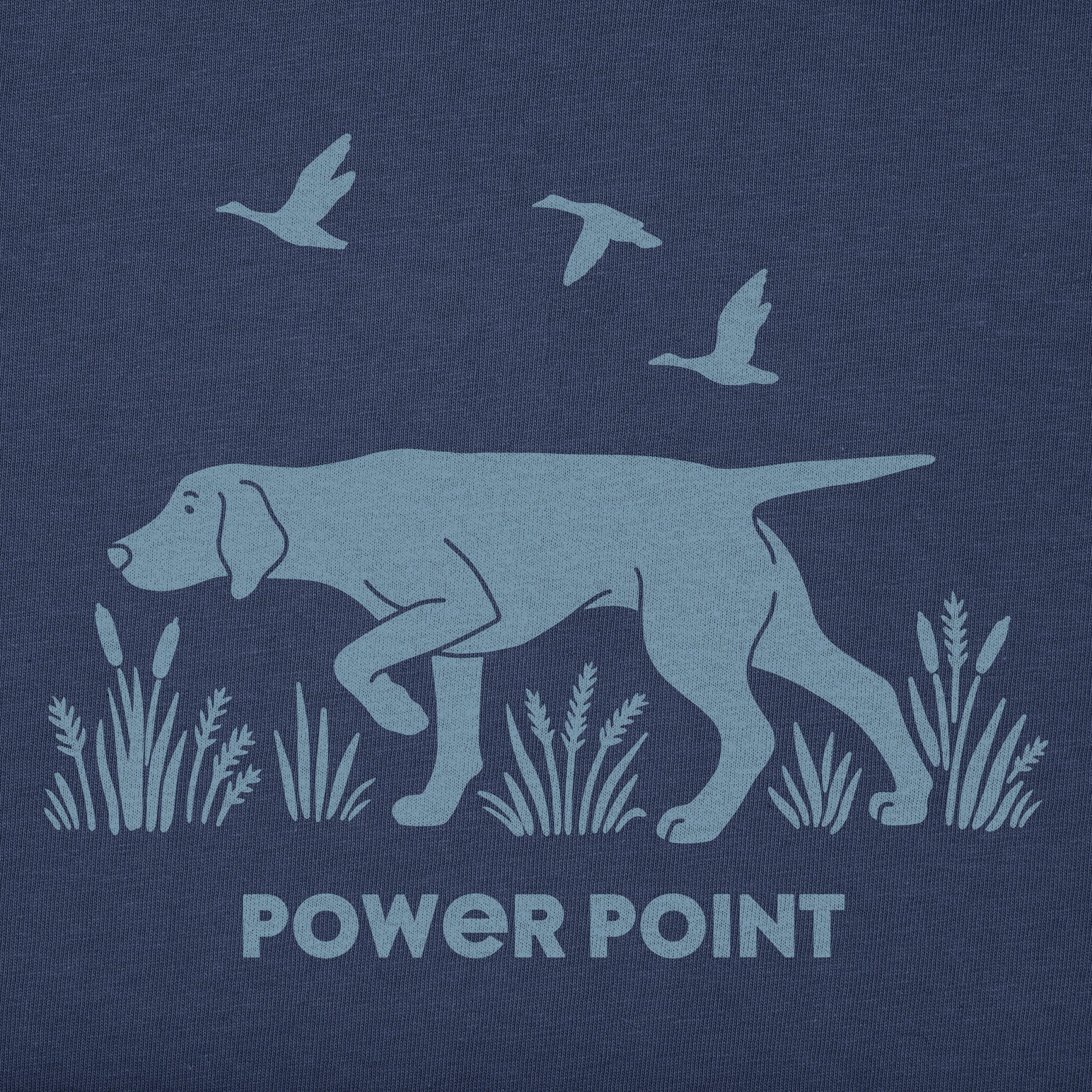 Men's Power Point Hunting Dog Short Sleeve Crusher Tee