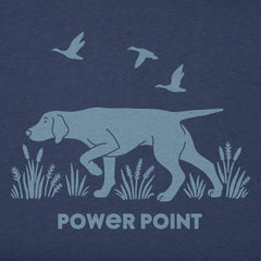 Men's Power Point Hunting Dog Short Sleeve Crusher Tee