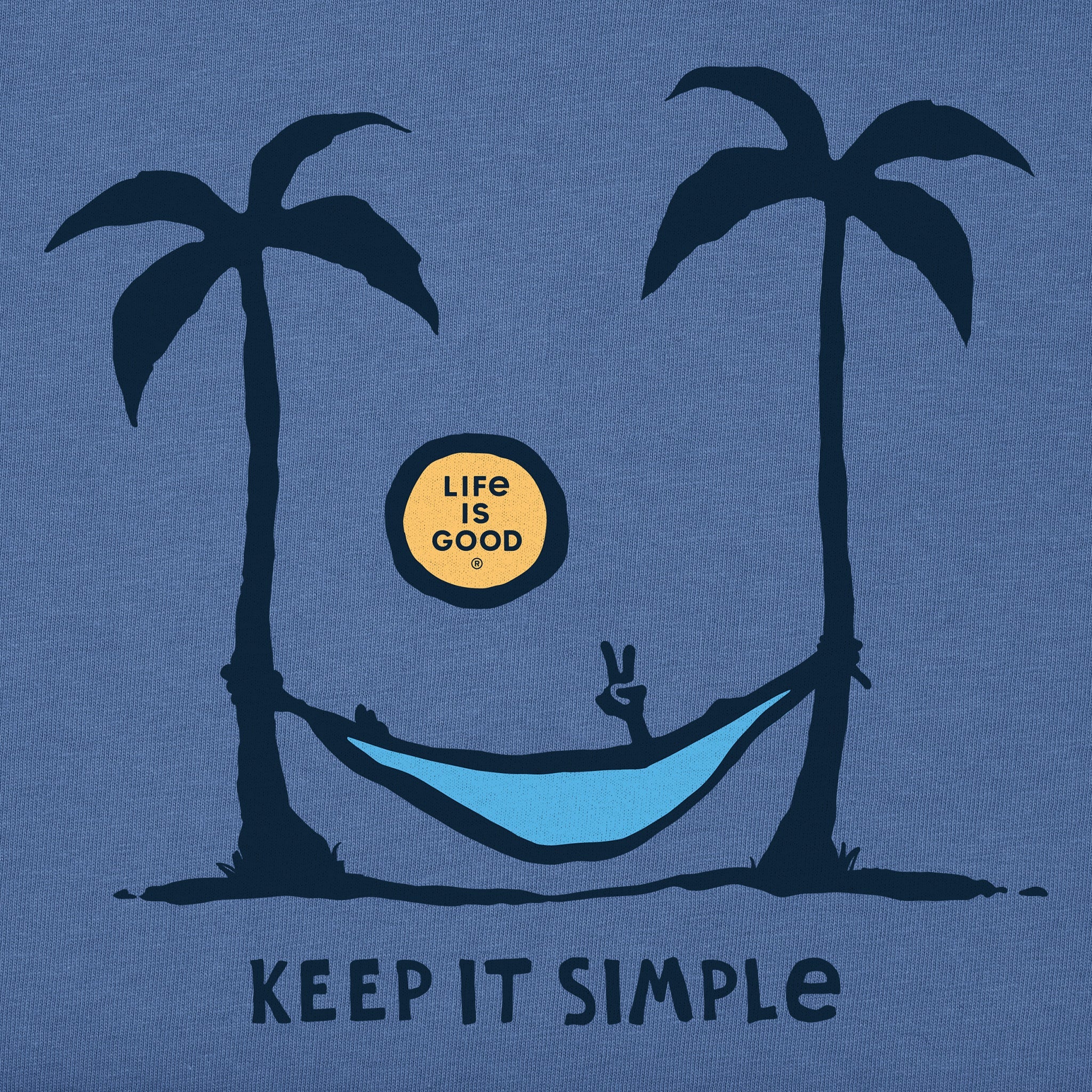Men's Keep it Simple Hammock Palms Short Sleeve  Tee