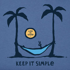 Men's Keep it Simple Hammock Palms Short Sleeve  Tee