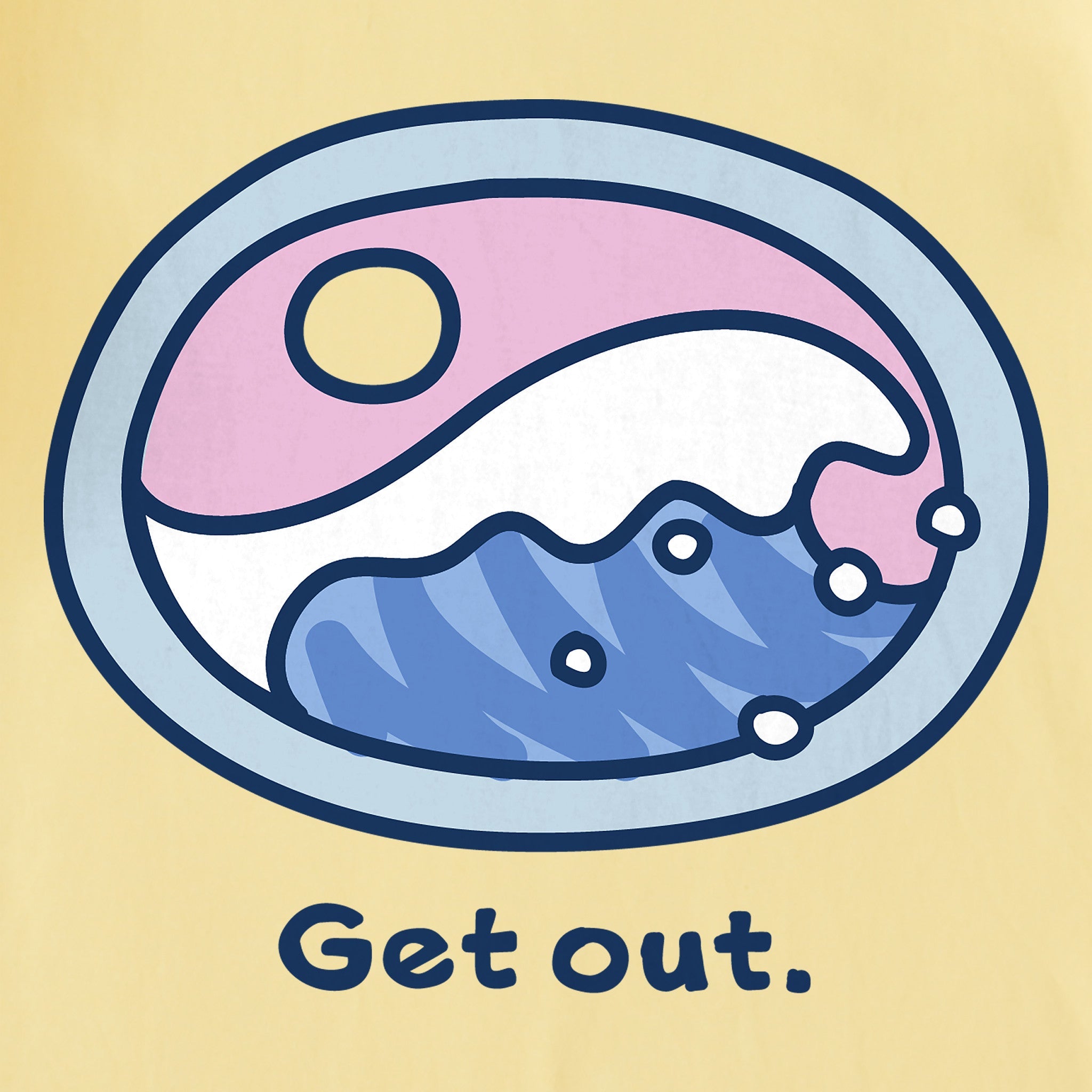 Women's Get Out Wave Short Sleeve Crusher Tee