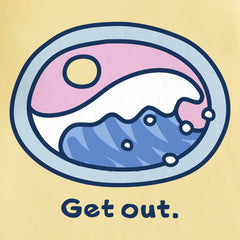 Women's Get Out Wave Short Sleeve Crusher Tee