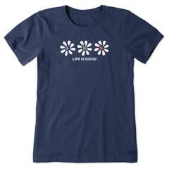 Women's Daisybug Trio Short Sleeve Crusher Tee