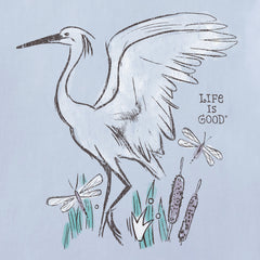 Women's Egret Short Sleeve Crusher Tee