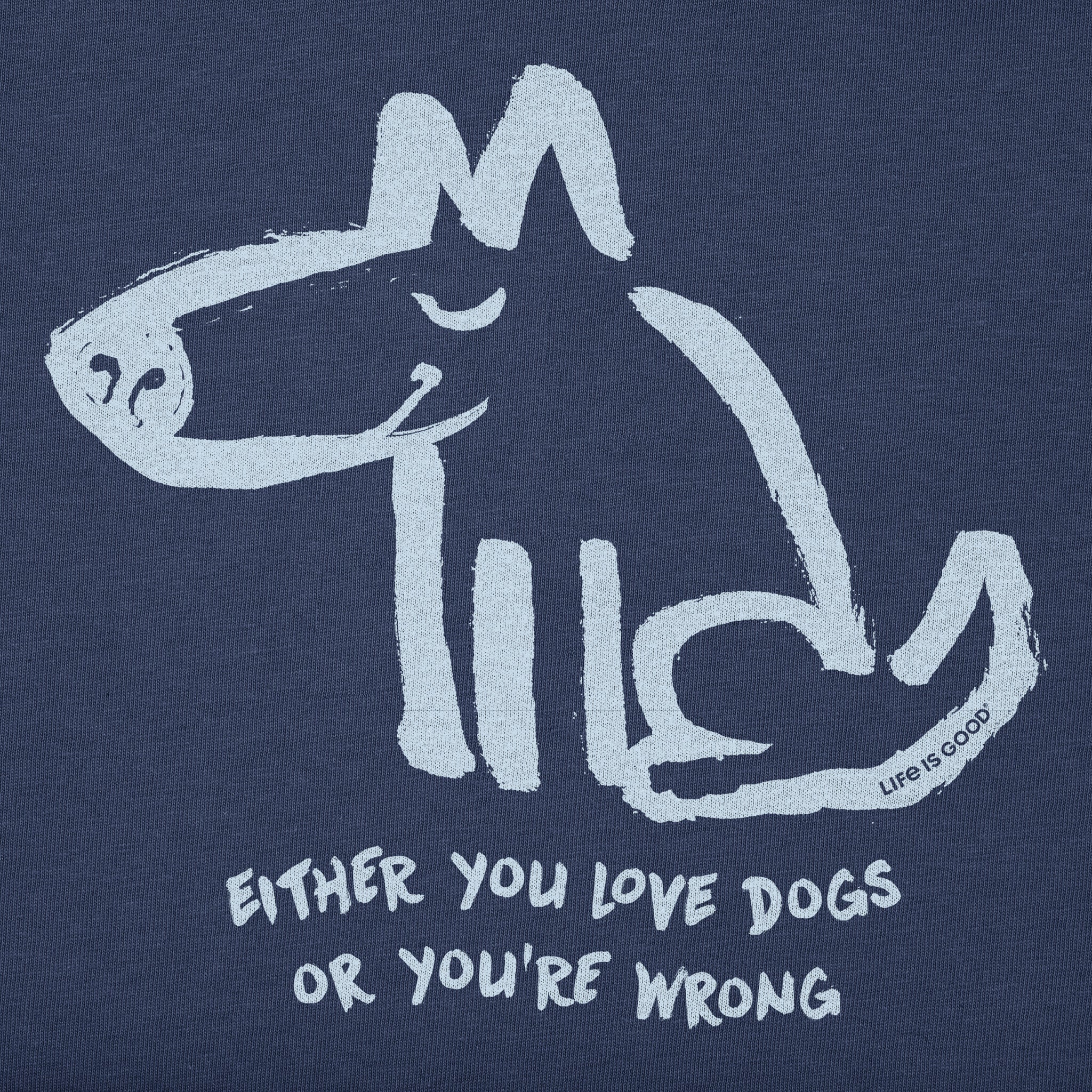 Women's Either You Love Dogs or You're Wrong Short Sleeve Tee