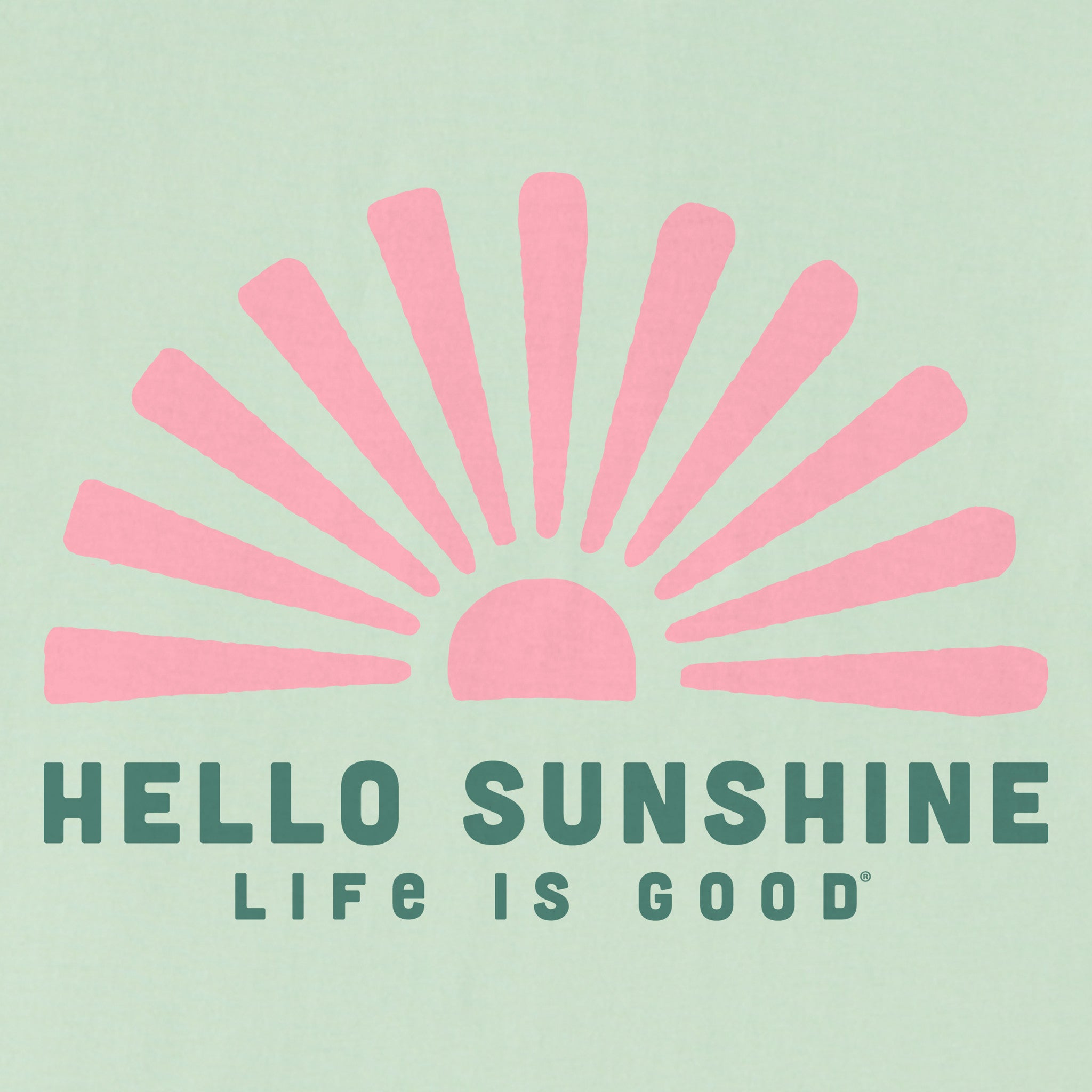 Women's Hello Sunshine Sun Short Sleeve Crusher Vee