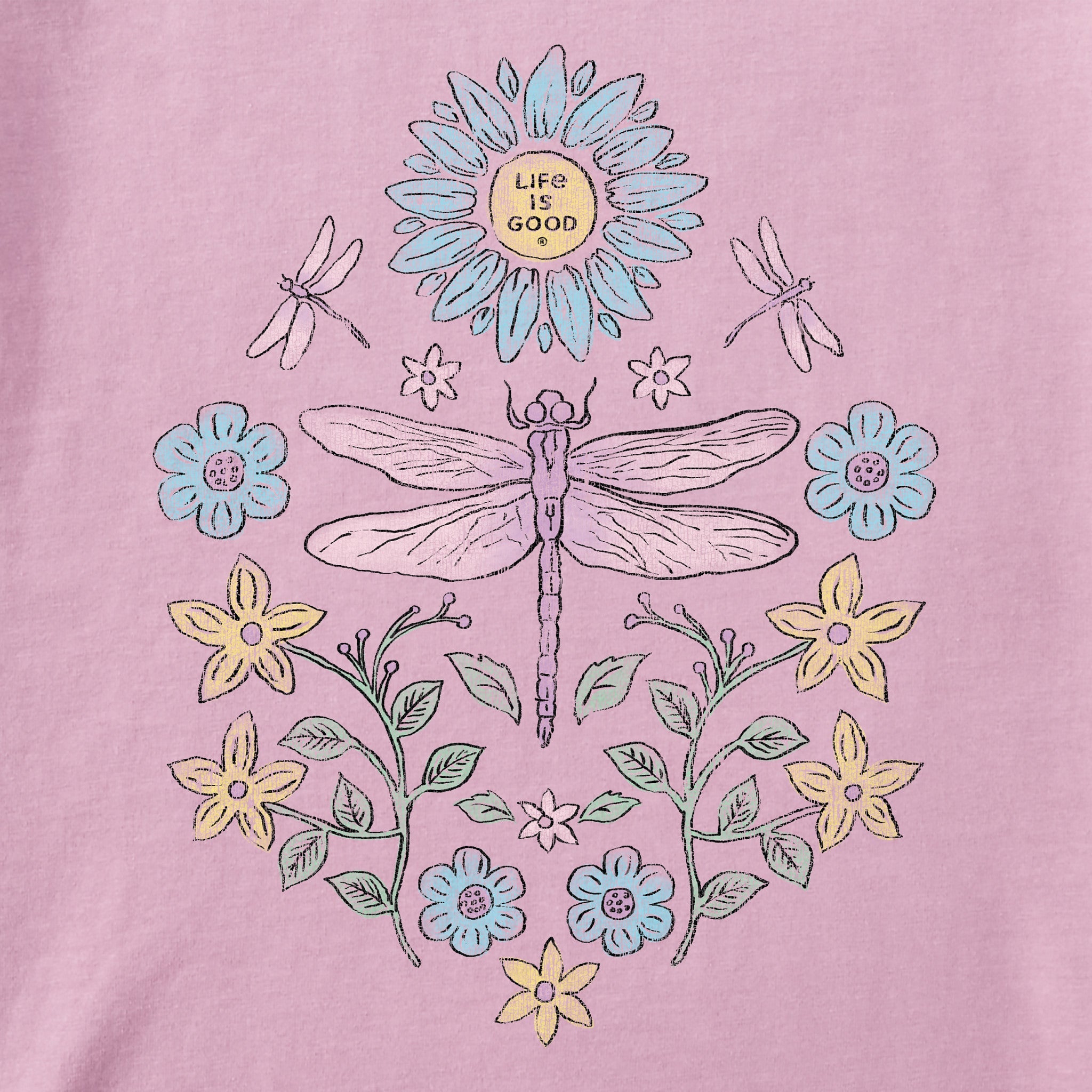 Women's Dragonfly Mirror Crusher Tank