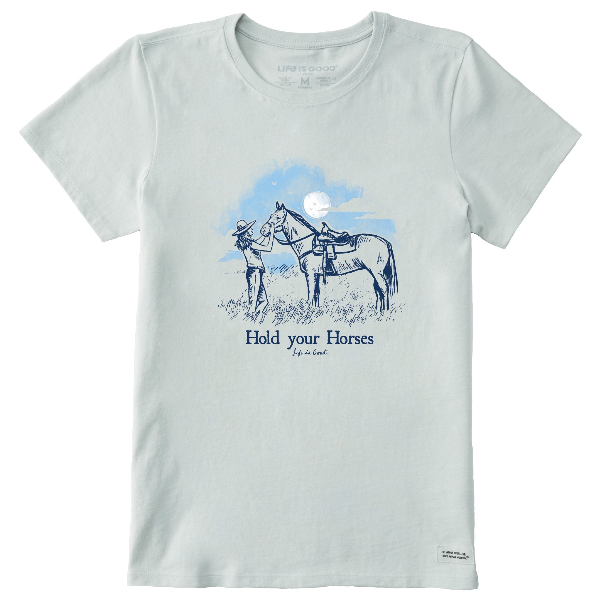 Women's Hold Your Horses Cowgirl Short Sleeve Tee
