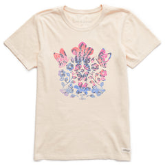 Women's Butterfly Garden Short Sleeve Crusher-LITE Tee