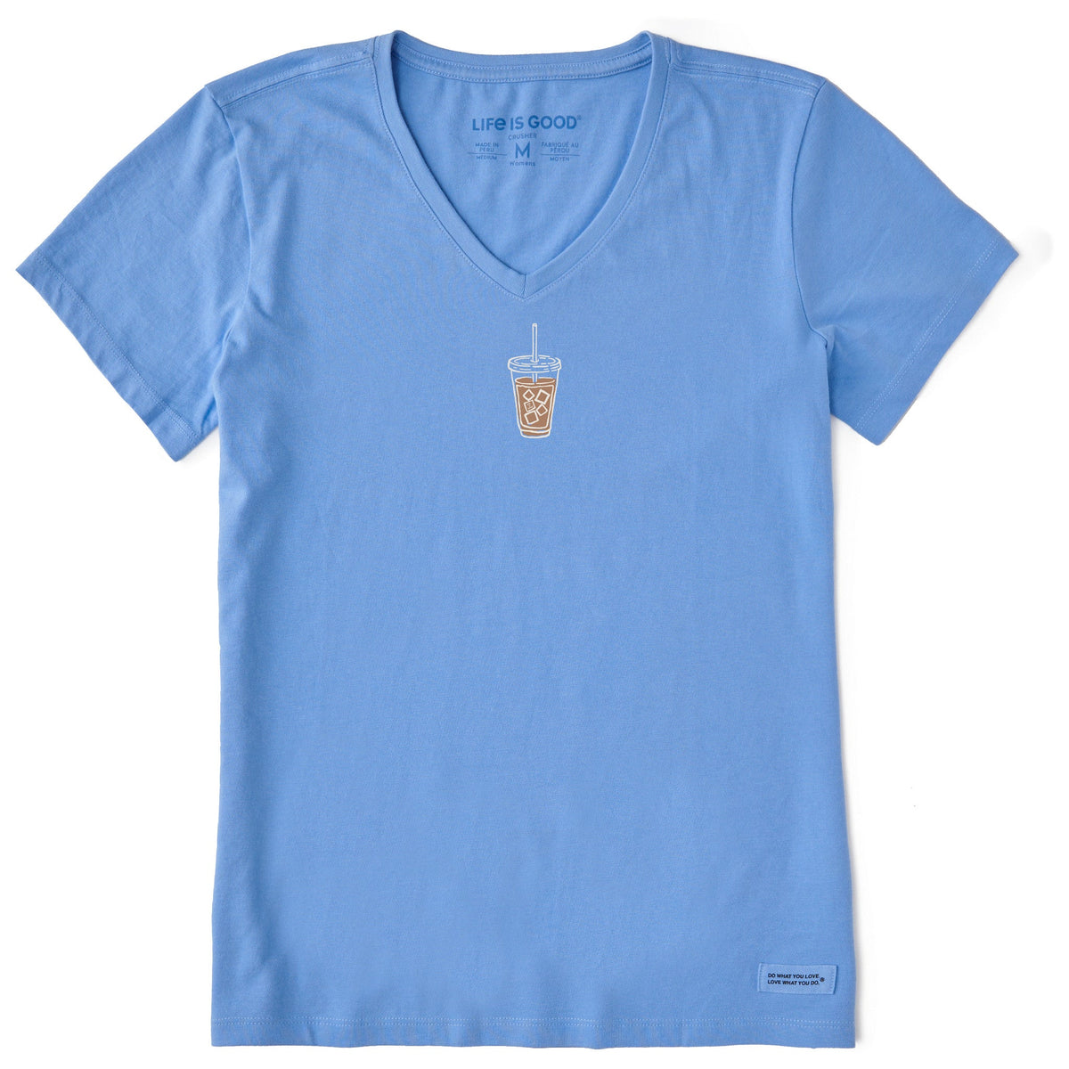 Women's Iced Coffee Short Sleeve Crusher-LITE Vee