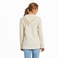 Women's Grow Your Own Way Flowers Long Sleeve Crusher-LITE Hooded Tee