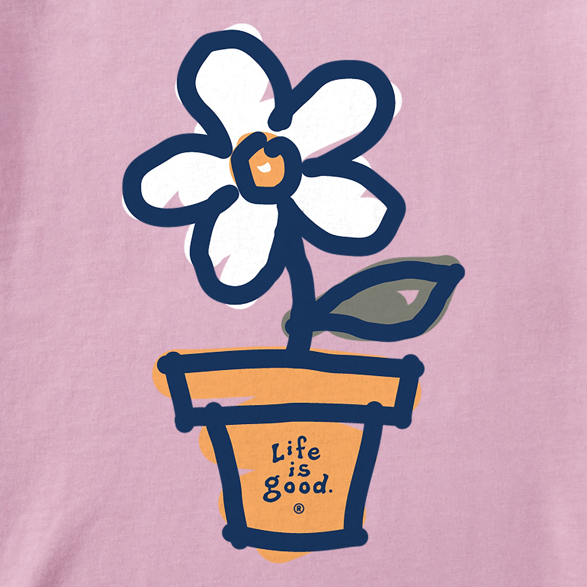 Women's Flower Pot Short Sleeve Crusher Boxy Tee